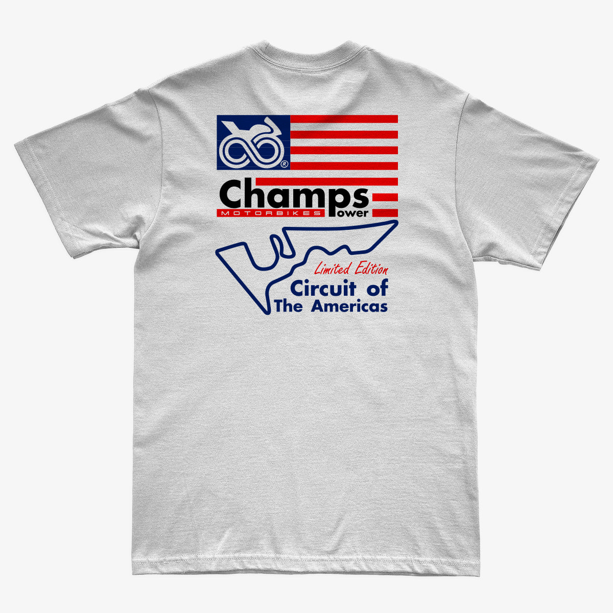 CAMISETA PREMIUM CHAMPS POWER USA WHITE
