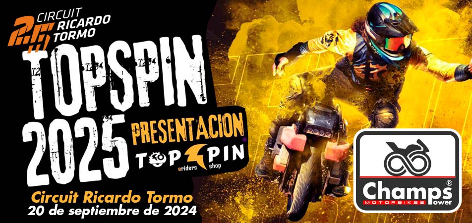 Topspin revoluciona el motorsport con nueva imagen y proyecto internacional junto a Champs Power
