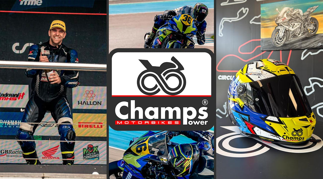 Champs Power presenta su casco exclusivo para ESBK