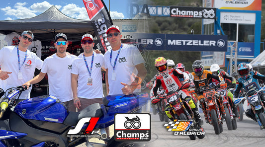 El acuerdo entre Champs Power y el Circuit d’Albaida debuta con éxito rotundo en el Mundial de Supermoto