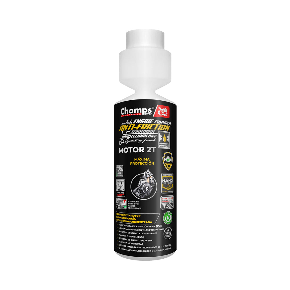 TRATAMIENTO ANTIFRICCIÓN NANOTECHNOLOGY MOTOR FÓRMULA TRIBOLOGY-TECH ECOLUBE MOTOR 2 TIEMPOS