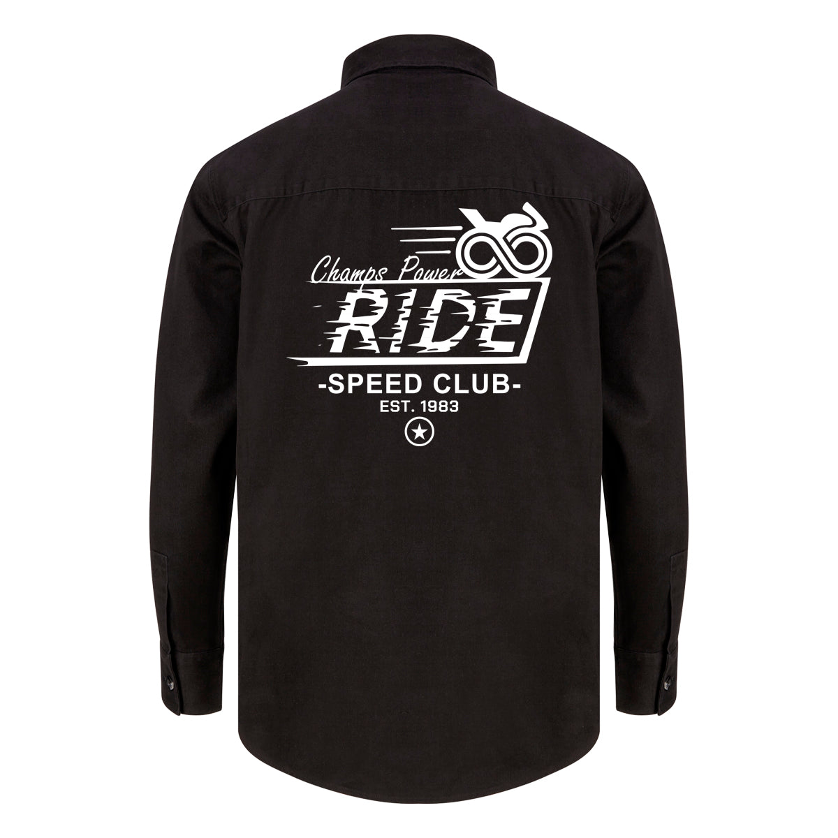 CAMISA PREMIUM CHAMPS POWER SPEED CLUB BLACK