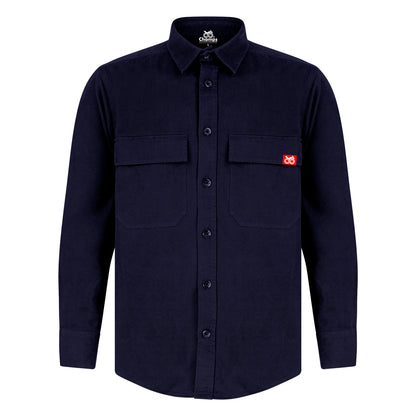Vista frontal de CAMISA PREMIUM CHAMPS POWER SUPABAIKU NAVY BLUE