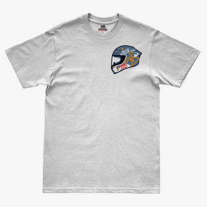 Vista frontal de CAMISETA PREMIUM CHAMPS POWER MOTOGP JEREZ LIMITED EDITION WHITE