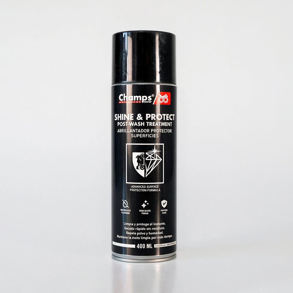Envase de ABRILLANTADOR PROTECTOR · Limpieza en seco